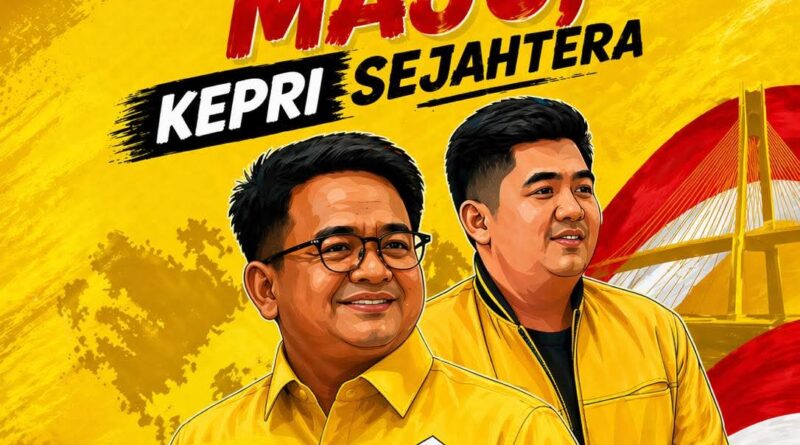 Dr Ade Angga SIP, MM – Robby Kurniawan Pimpin Golkar Kepri 2025-2030
